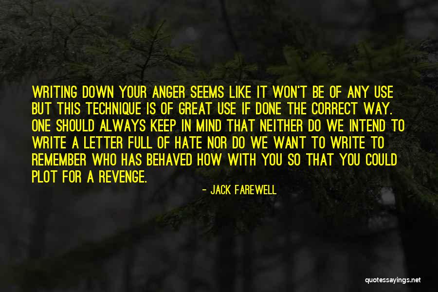 Letter Writing Quotes By Jack Farewell Letter Writing Quotes By Jack Farewell