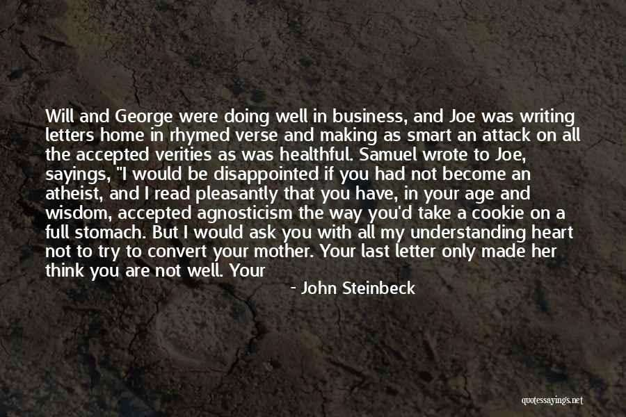 Letter Writing Quotes By John Steinbeck Letter Writing Quotes By John Steinbeck