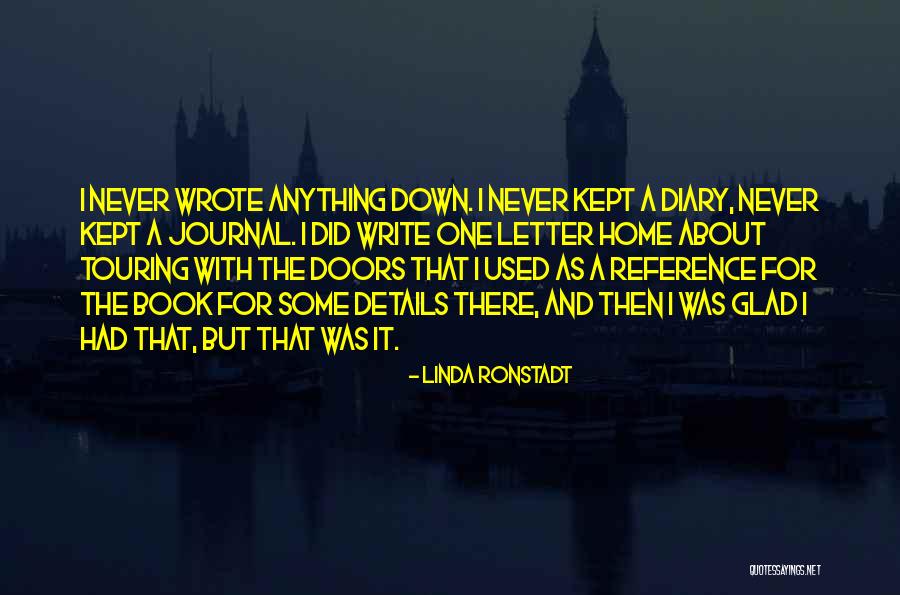 Letter Writing Quotes By Linda Ronstadt Letter Writing Quotes By Linda Ronstadt
