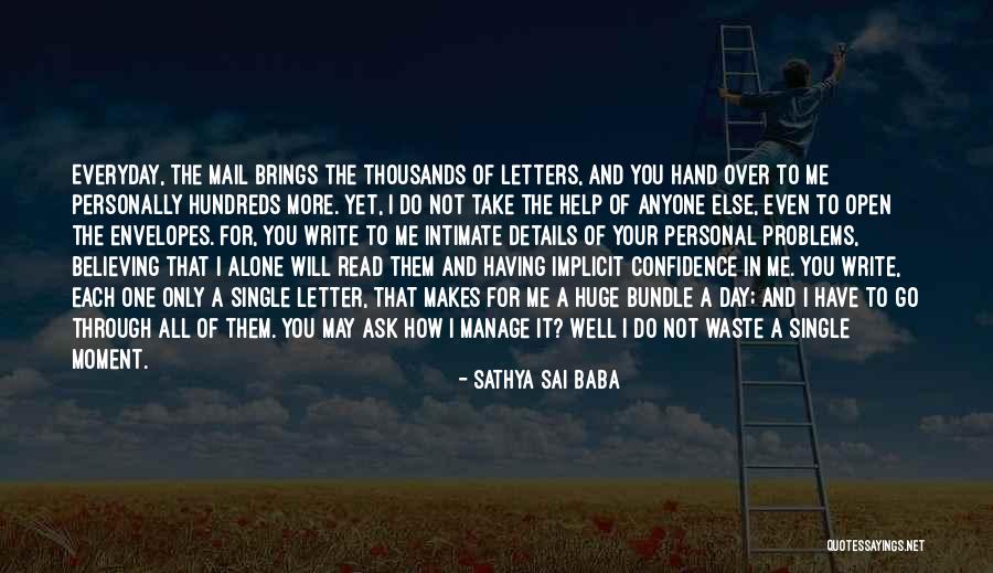 Letter Writing Quotes By Sathya Sai Baba Letter Writing Quotes By Sathya Sai Baba