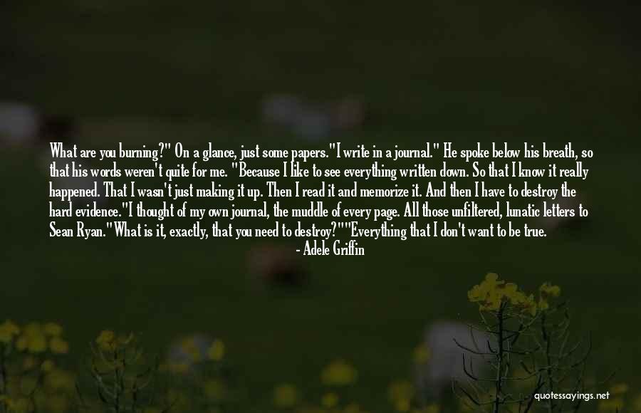 Letters And Papers Quotes By Adele Griffin Letters And Papers Quotes By Adele Griffin