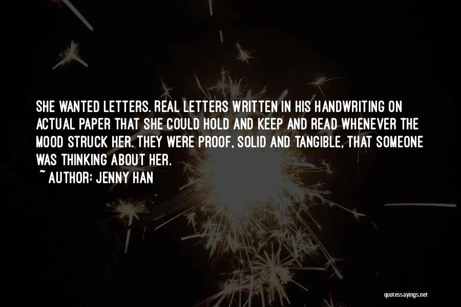 Letters And Quotes By Jenny Han