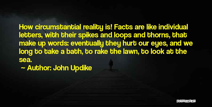 Letters And Words Quotes By John Updike