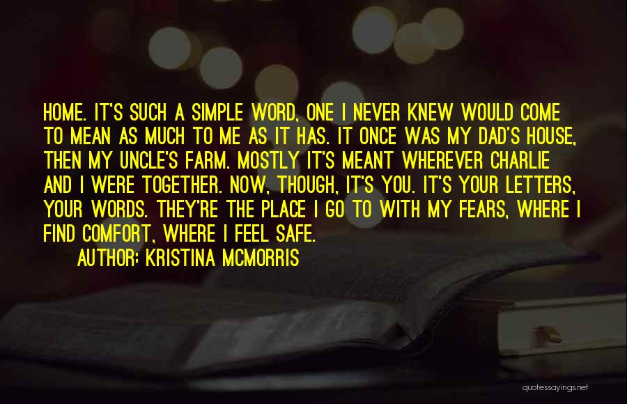 Letters And Words Quotes By Kristina McMorris