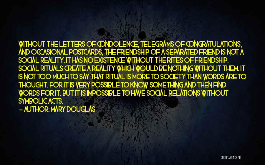 Letters And Words Quotes By Mary Douglas