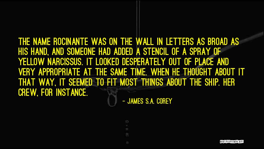 Letters In A Name Quotes By James S.A. Corey Letters In A Name Quotes By James S.A. Corey