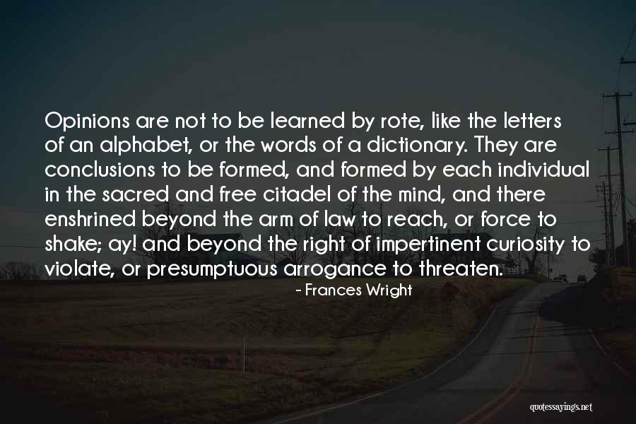 Letters Of The Alphabet Quotes By Frances Wright Letters Of The Alphabet Quotes By Frances Wright