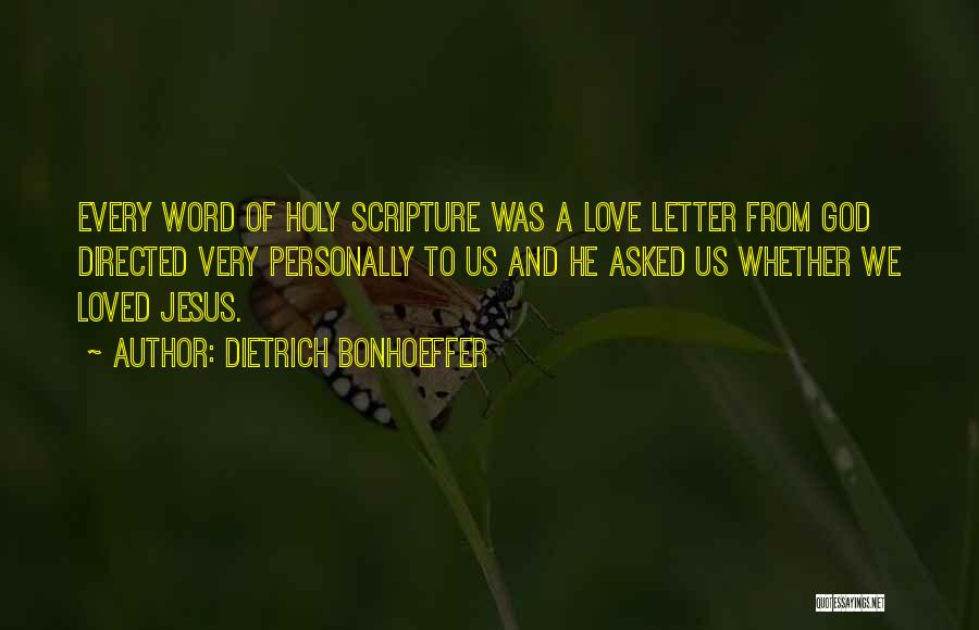 Letters To God Quotes By Dietrich Bonhoeffer