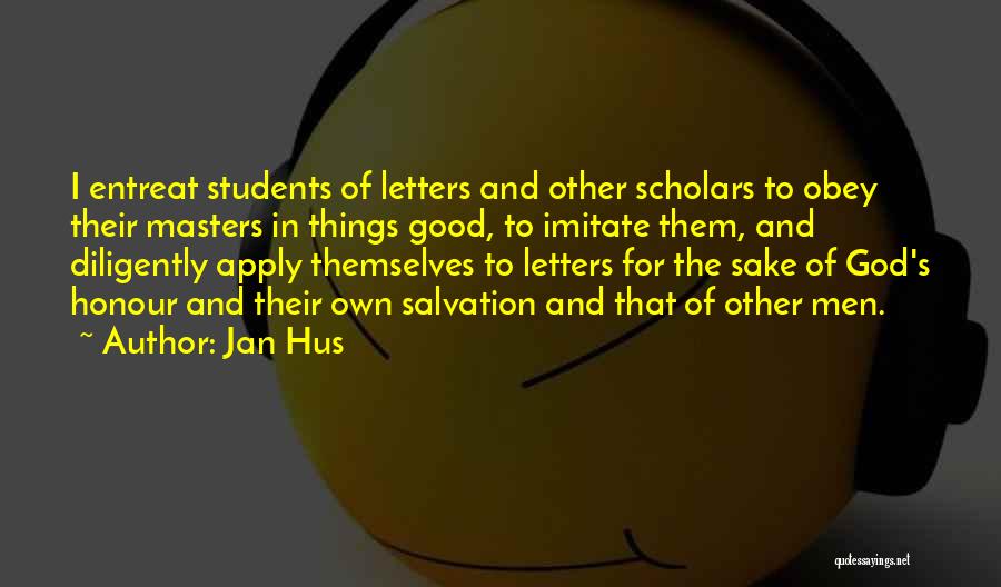 Letters To God Quotes By Jan Hus