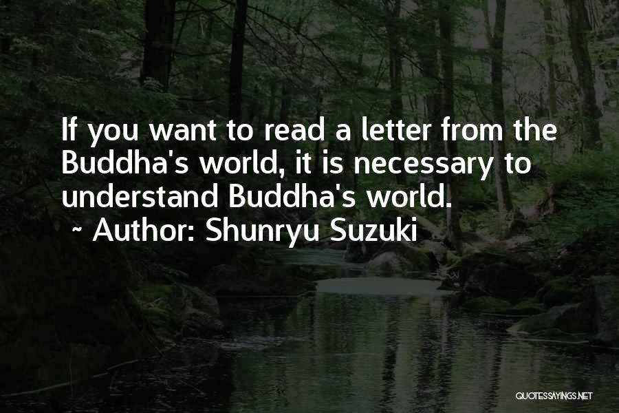 Letters To You Quotes By Shunryu Suzuki