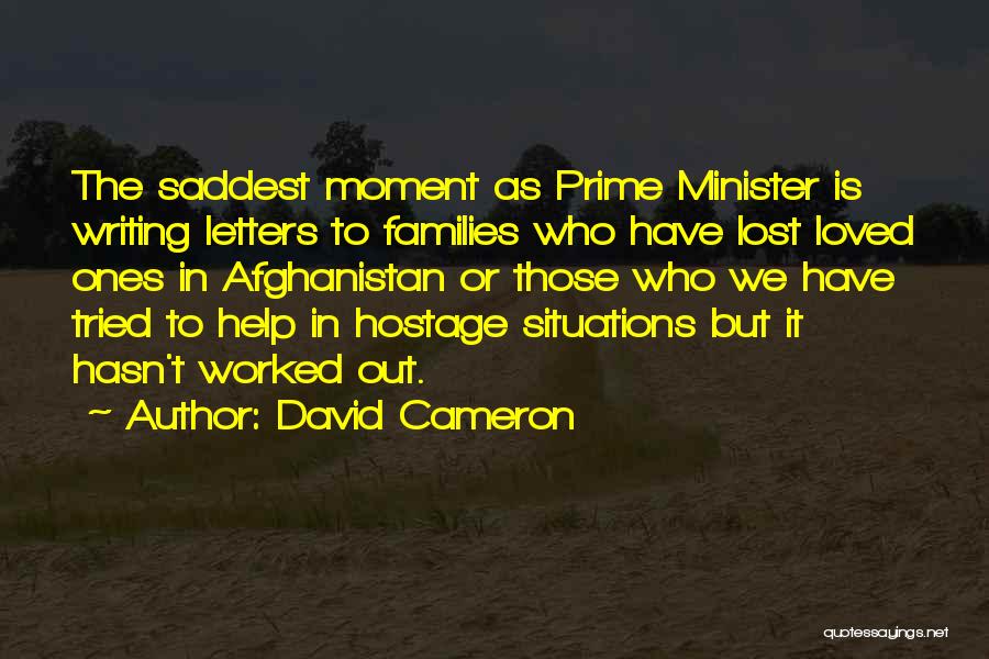 Letters Writing Quotes By David Cameron