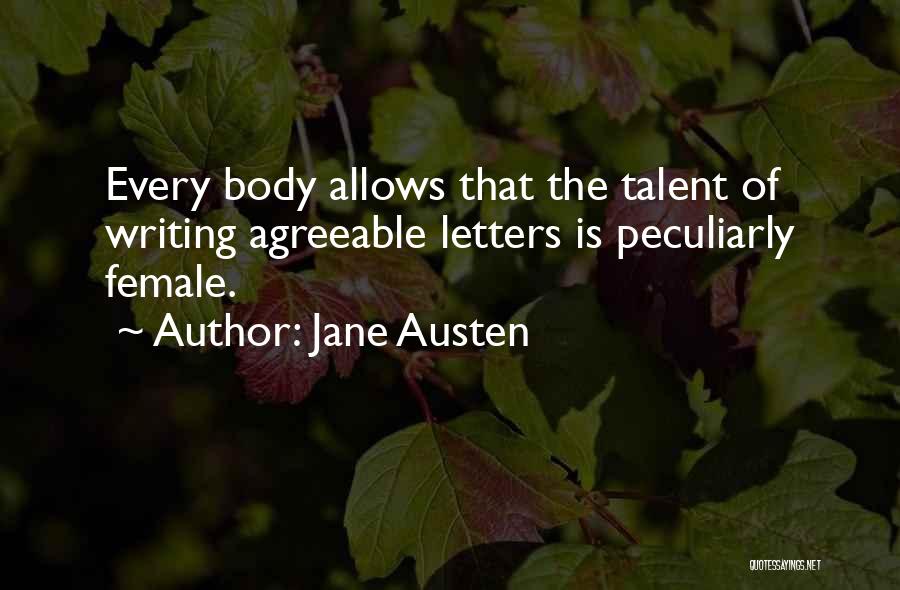 Letters Writing Quotes By Jane Austen