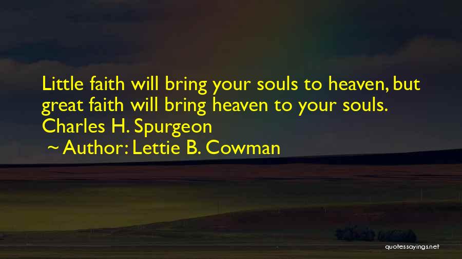 Lettie B. Cowman Quotes 1942093