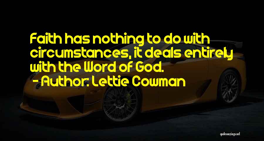 Lettie Cowman Quotes 1889370
