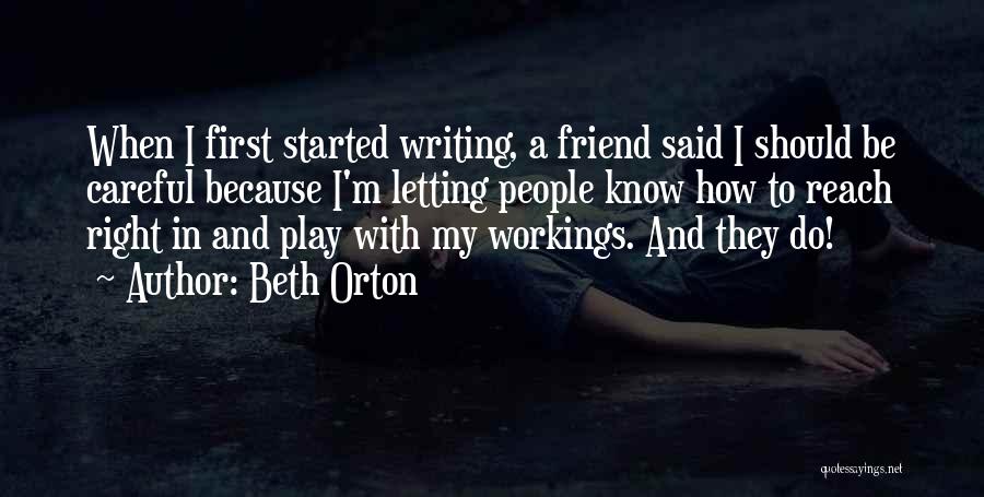 Letting A Friend Go Quotes By Beth Orton