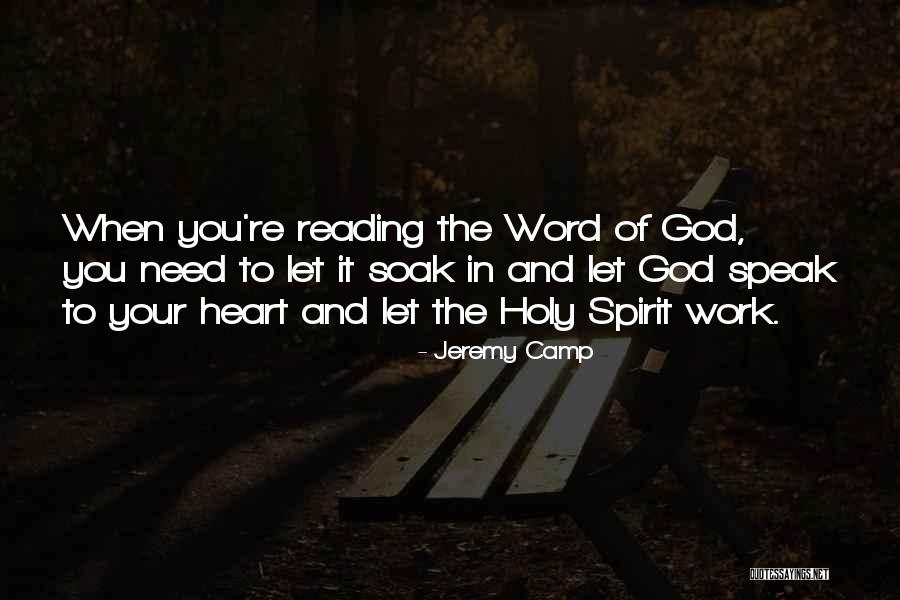 Letting Go And Letting God Quotes By Jeremy Camp