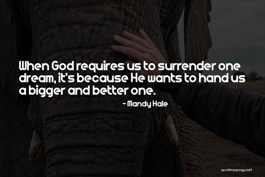 Letting Go And Letting God Quotes By Mandy Hale