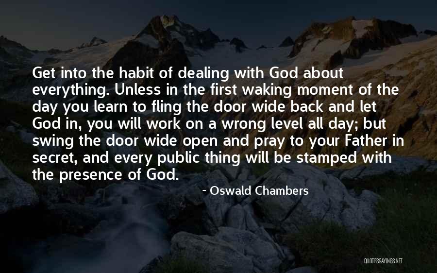 Letting Go And Letting God Quotes By Oswald Chambers