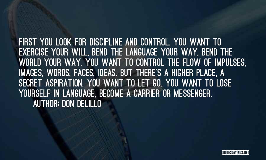 Letting Go Control Quotes By Don DeLillo