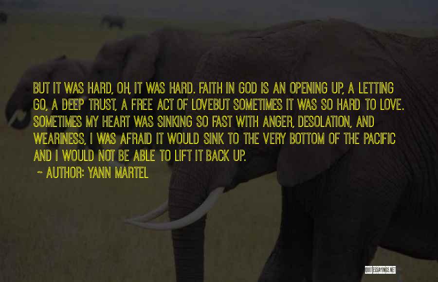 Letting Go Of Anger Quotes By Yann Martel