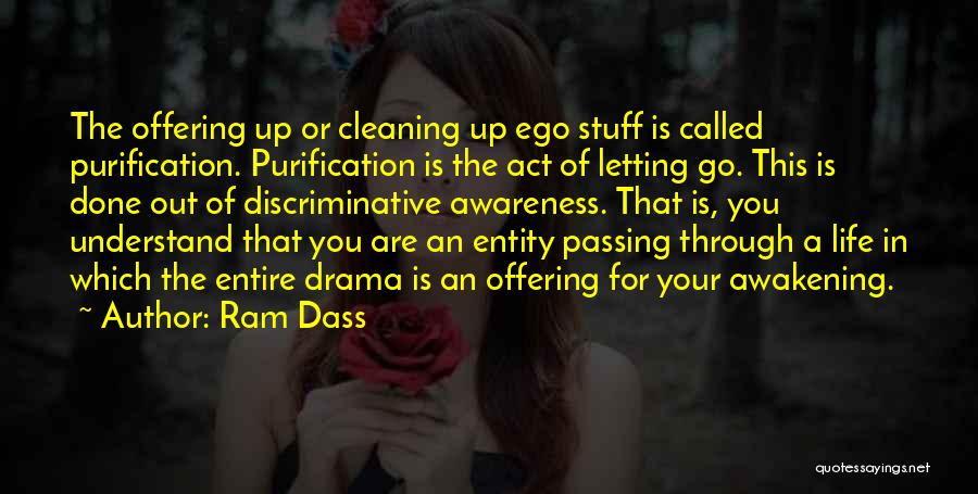 Letting Go Of Drama Quotes By Ram Dass