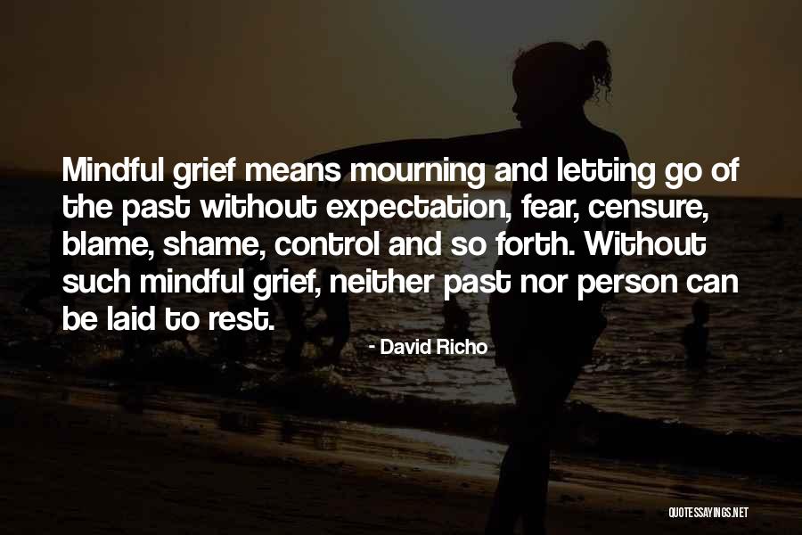 Letting Go Of Fear Quotes By David Richo