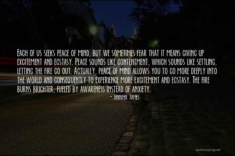 Letting Go Of Fear Quotes By Jennifer James