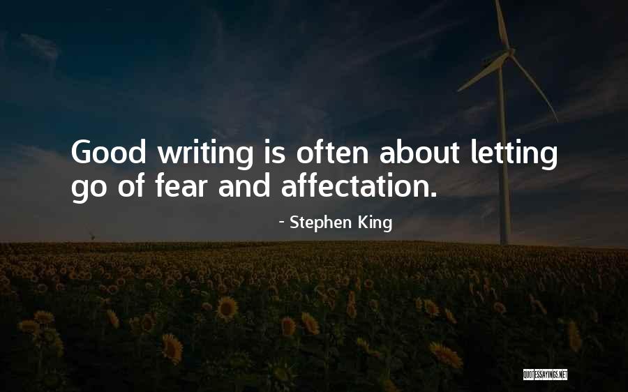 Letting Go Of Fear Quotes By Stephen King