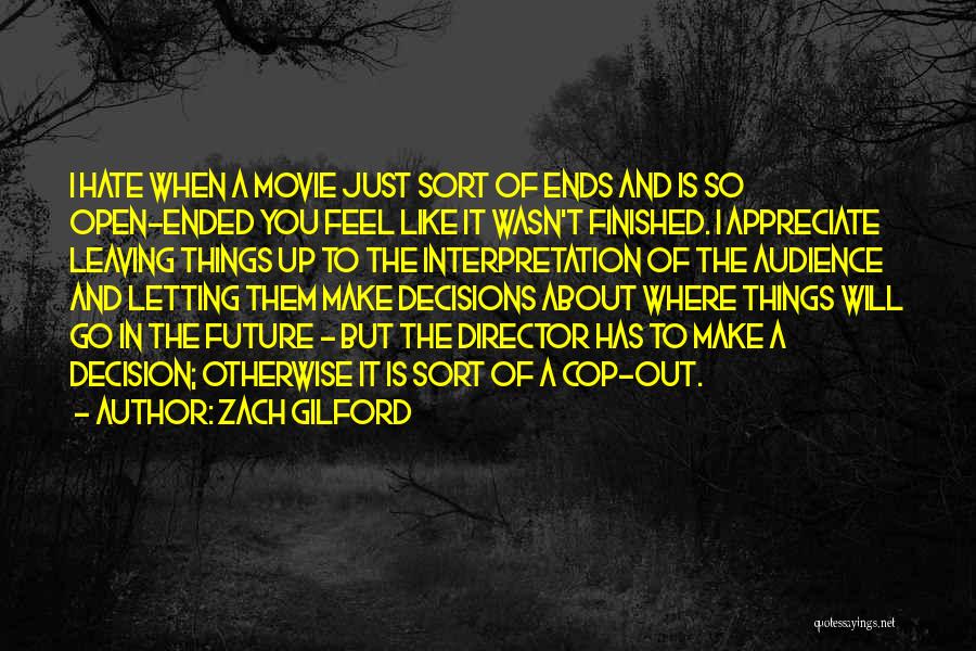 Letting Go Of Hate Quotes By Zach Gilford