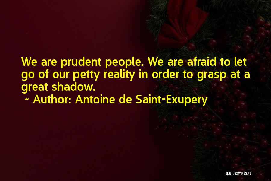 Letting Go Of Petty Things Quotes By Antoine De Saint-Exupery
