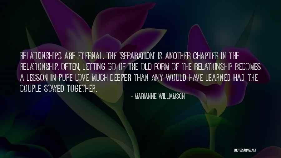 Letting Go Of Relationships Quotes By Marianne Williamson