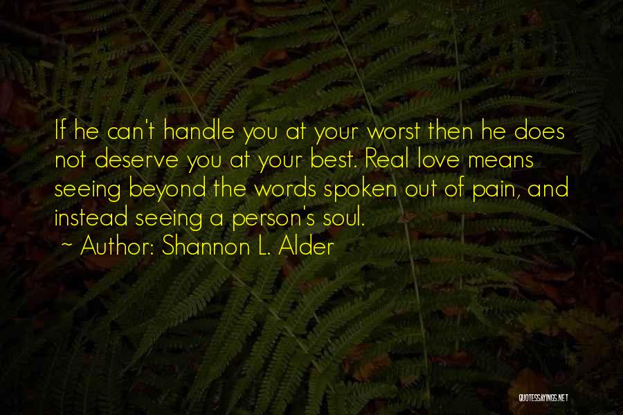 Letting Go Of Relationships Quotes By Shannon L. Alder