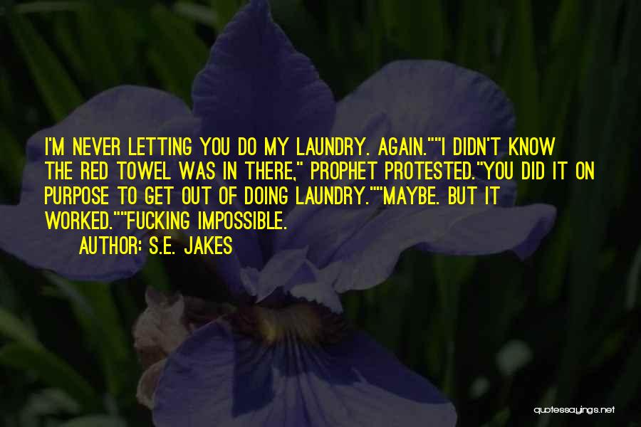 Letting Go Of Someone You Never Had Quotes By S.E. Jakes