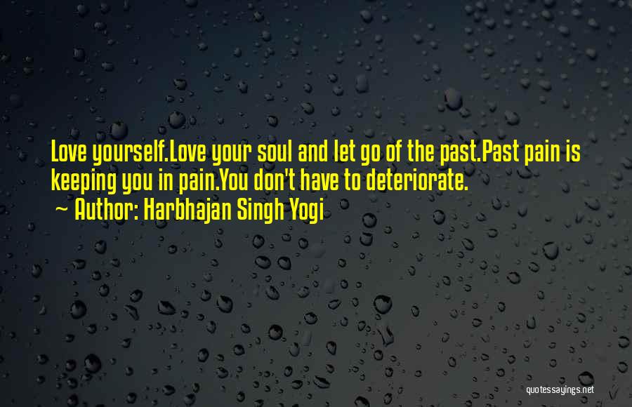 Letting Go Of Your Love Quotes By Harbhajan Singh Yogi