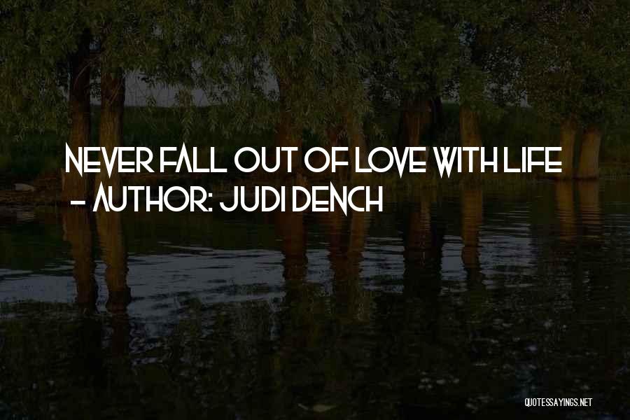 Letting Go On Love Quotes By Judi Dench