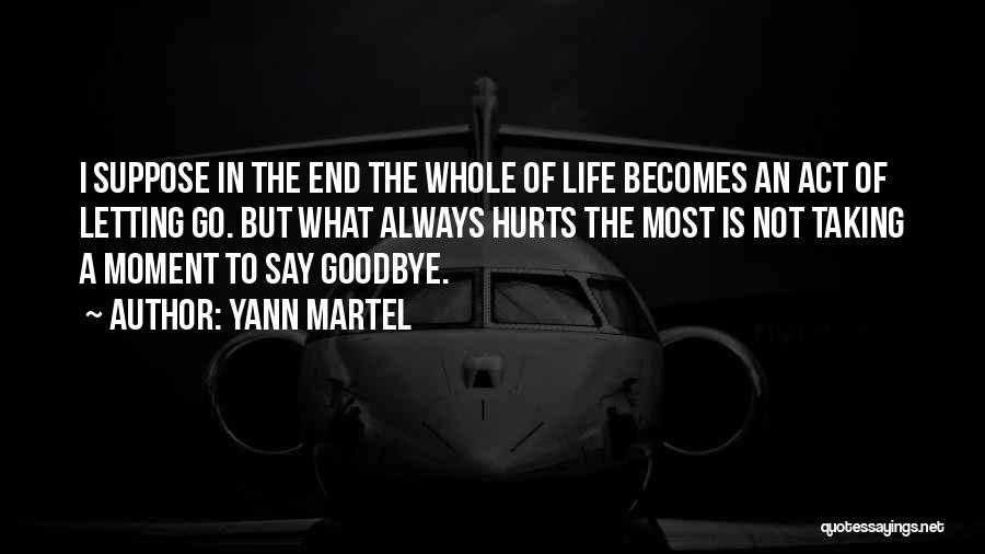 Letting It Go When Someone Hurts You Quotes By Yann Martel