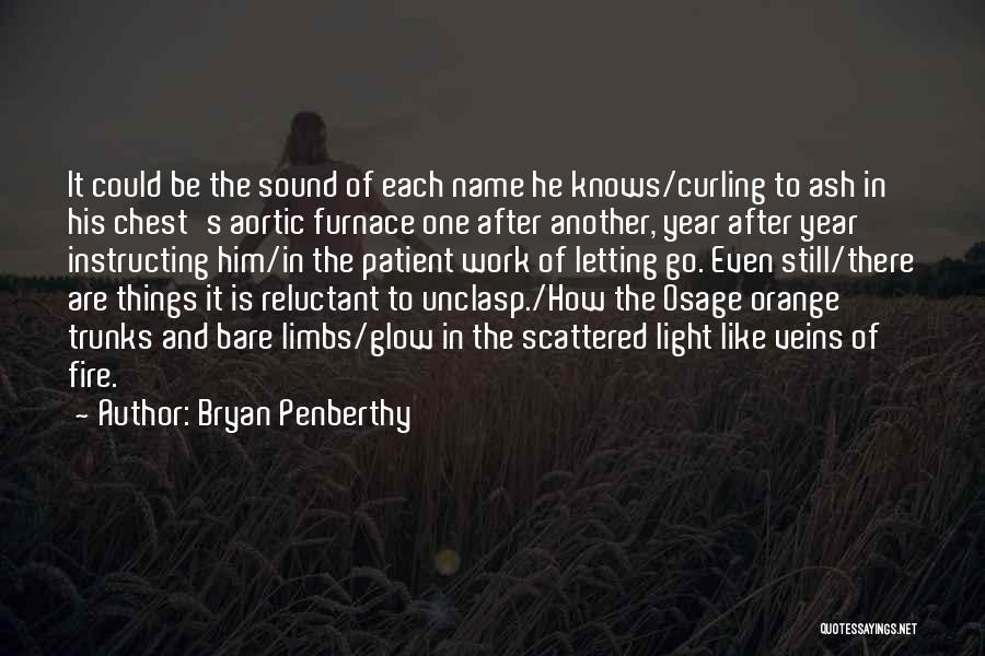 Letting One Go Quotes By Bryan Penberthy