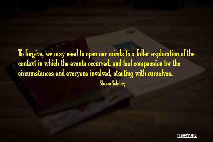 Letting Past Relationships Go Quotes By Sharon Salzberg Letting Past Relationships Go Quotes By Sharon Salzberg