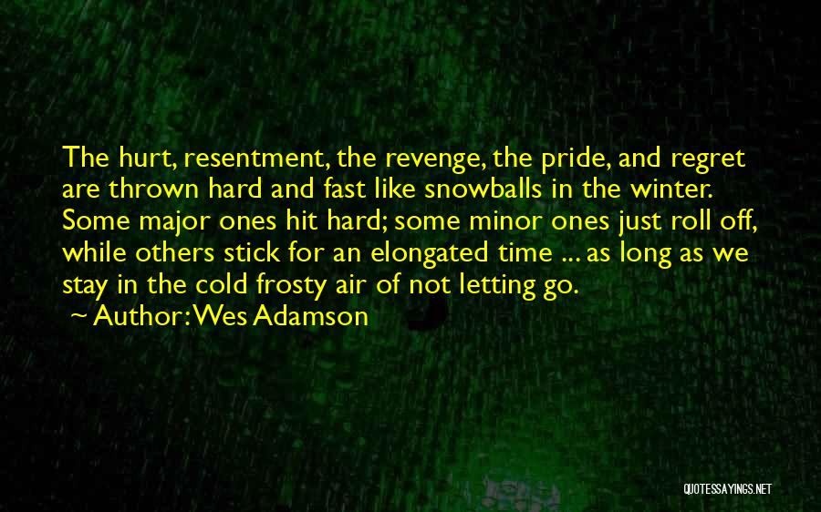 Letting Someone Who Hurt You Go Quotes By Wes Adamson