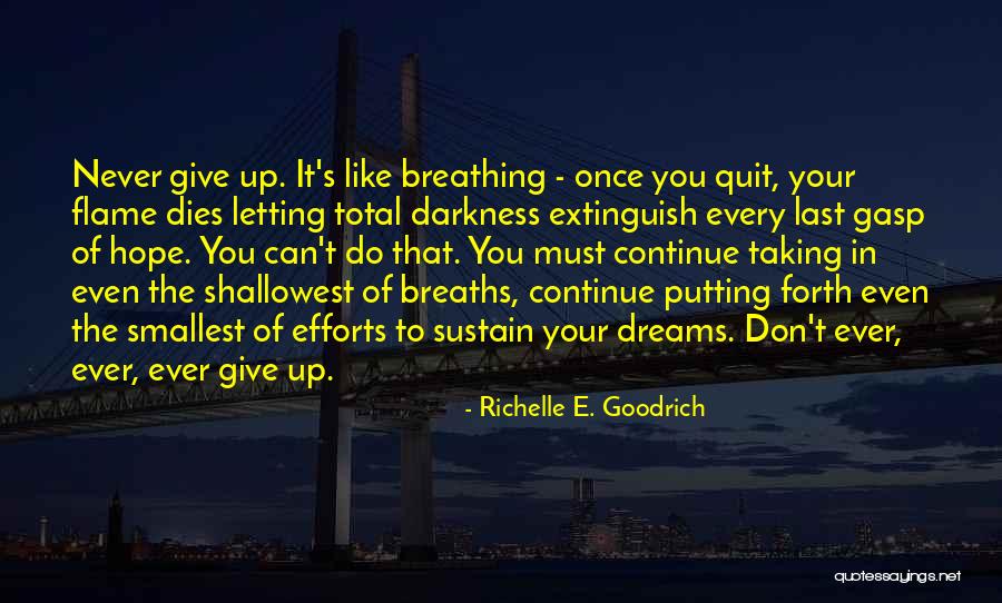 Letting Your Dreams Go Quotes By Richelle E. Goodrich