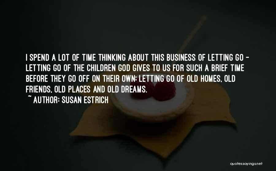 Letting Your Dreams Go Quotes By Susan Estrich
