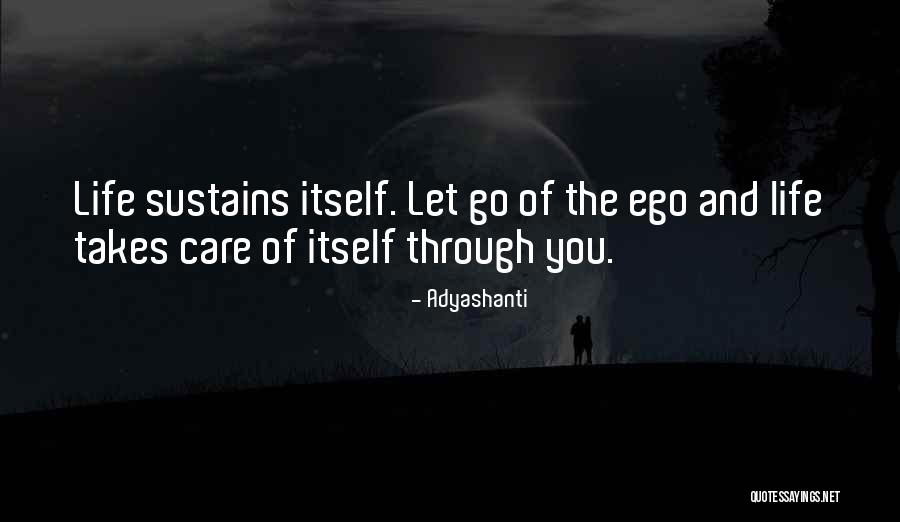 Letting Your Ego Go Quotes By Adyashanti