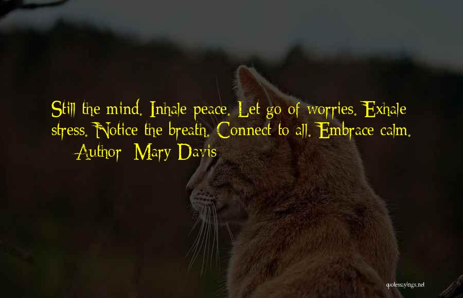 Letting Your Worries Go Quotes By Mary Davis