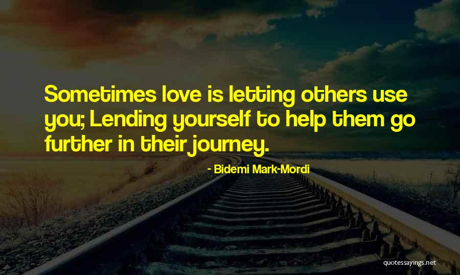 Letting Yourself Love Quotes By Bidemi Mark-Mordi