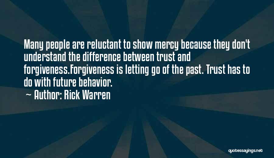 Letting Yourself Trust Quotes By Rick Warren