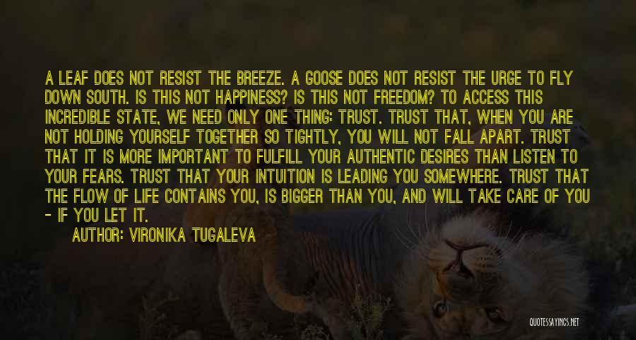 Letting Yourself Trust Quotes By Vironika Tugaleva