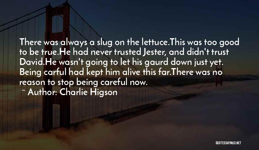 Lettuce Quotes By Charlie Higson