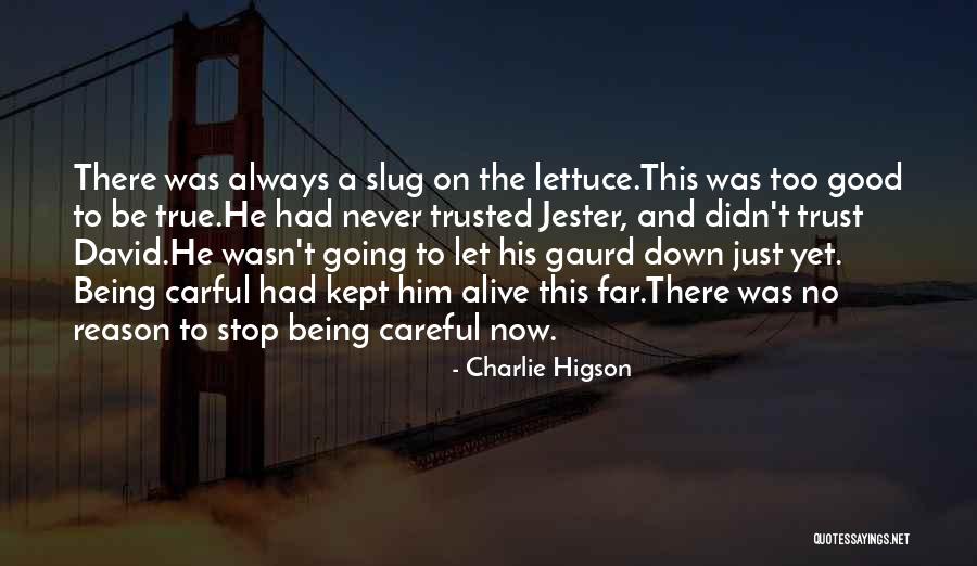 Lettuce Quotes By Charlie Higson