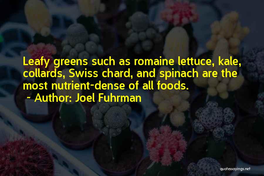 Lettuce Quotes By Joel Fuhrman