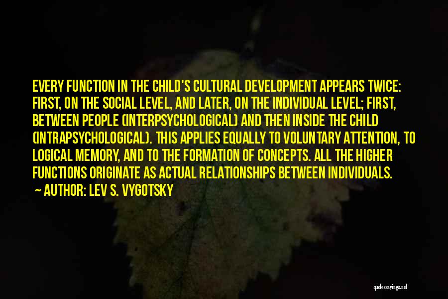 Lev S. Vygotsky Quotes 540574